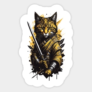 Ronin Cat Sticker